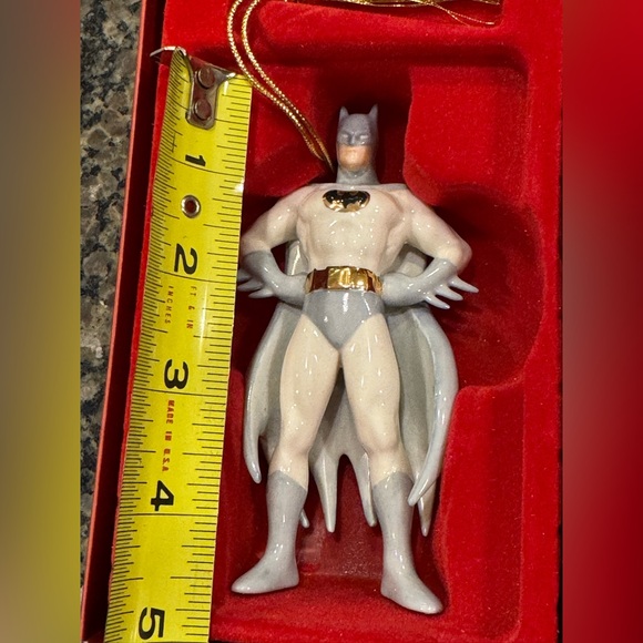 LENOX BATMAN Porcelain Christmas Ornament DC WB Superhero Gift Collectible NIB - Picture 11 of 11